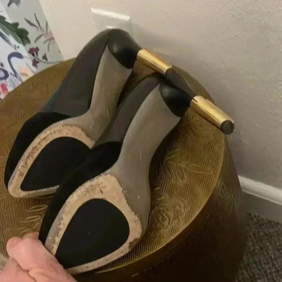 Maiyet black Hidden Platform Heels sz 10.5 - Picture 9 of 9